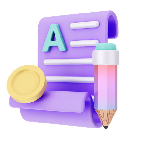 A Result  3D Icon