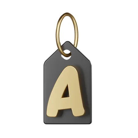A Tag  3D Icon