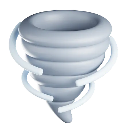A Tornado  3D Icon