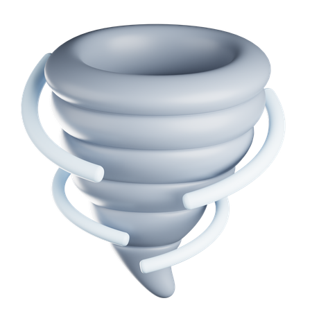 A Tornado  3D Icon