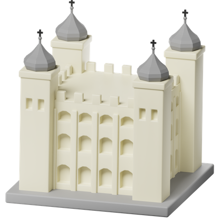A torre de Londres  3D Icon