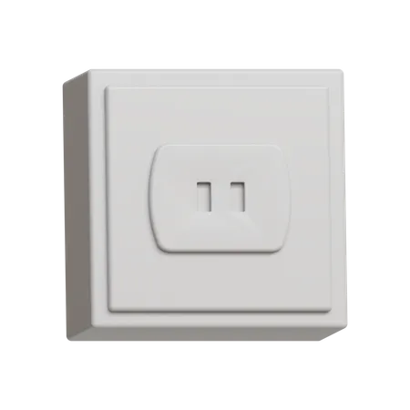 A Type Socket  3D Icon