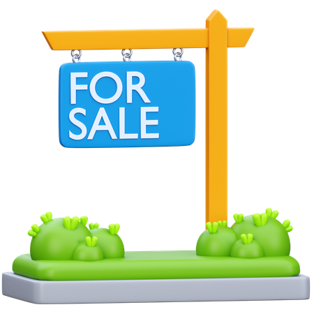 Panneau à vendre  3D Icon