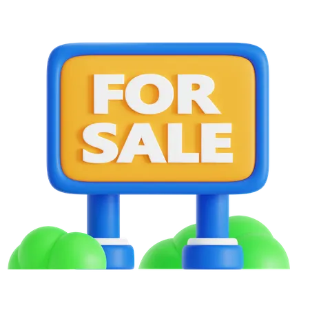 Panneau à vendre  3D Icon
