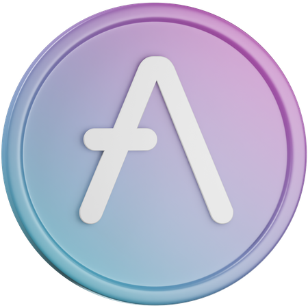 Aave  3D Icon