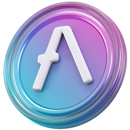 Aave  3D Icon