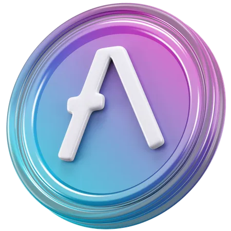 Aave  3D Icon