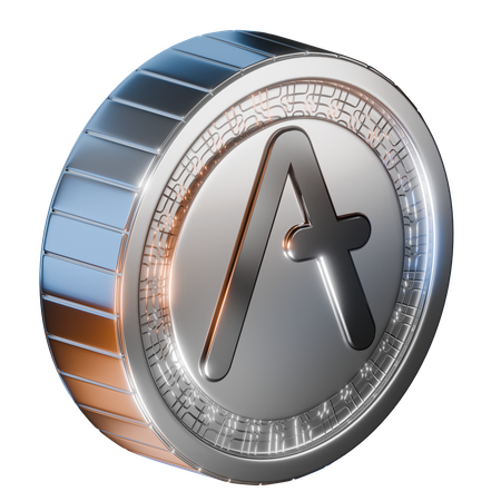AAVE 코인  3D Icon