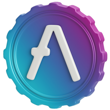 Aave  3D Icon