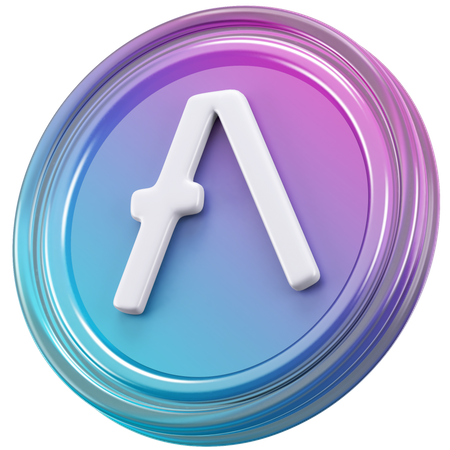 Aave  3D Icon