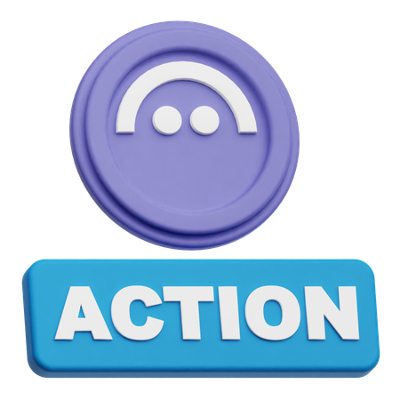 Aave Action  3D Icon