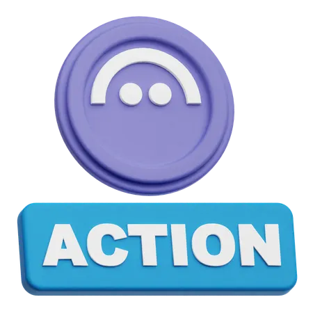 Aave Action  3D Icon