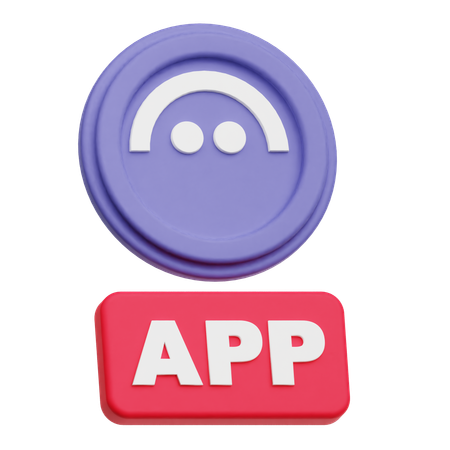 Aave App  3D Icon