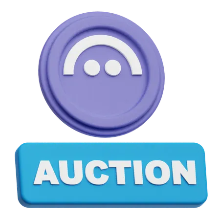 Aave Auction  3D Icon