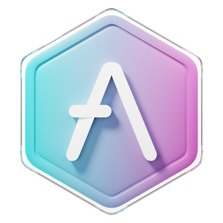 Aave (AAVE) Badge  3D Icon