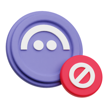 Aave Ban  3D Icon