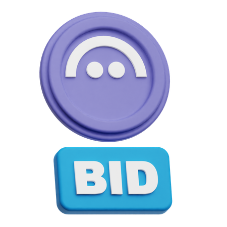 入札額  3D Icon