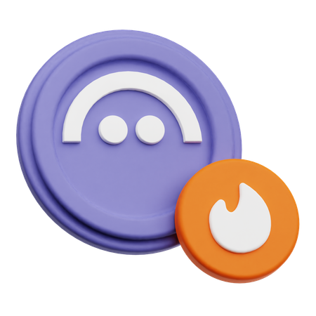 Aave Burn  3D Icon