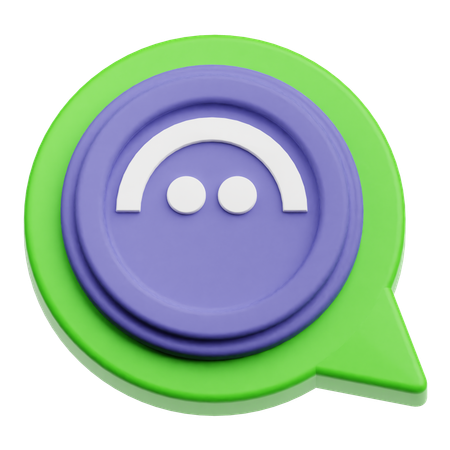 Aave Chat  3D Icon