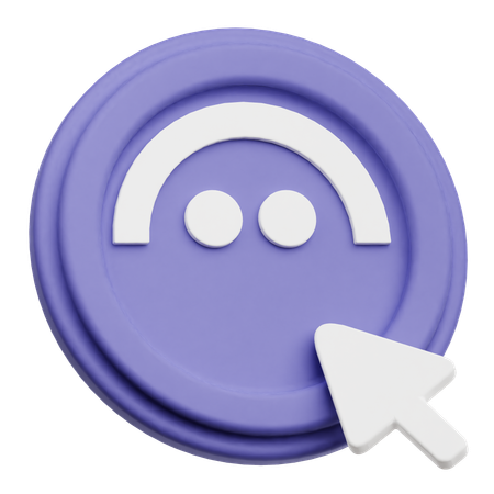 Aave Click  3D Icon