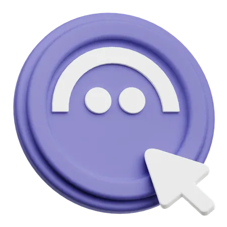 Aave Click  3D Icon