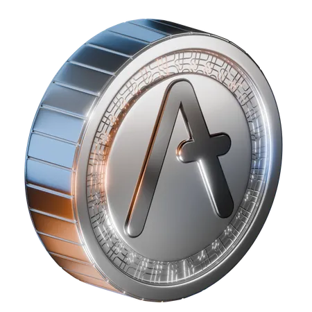 Aave Coin  3D Icon