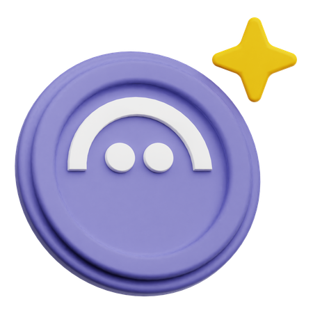 Aave Coin  3D Icon