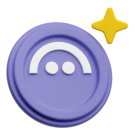 Aave Coin  3D Icon