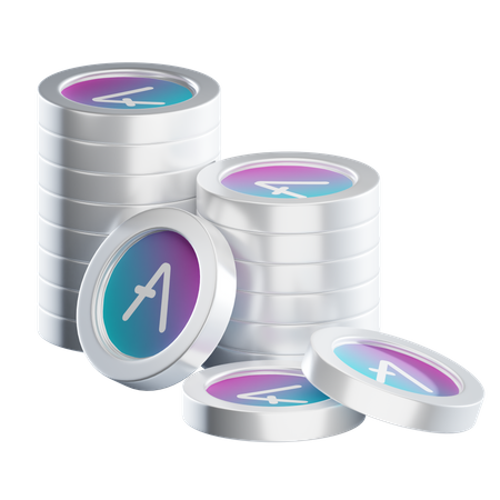 Aave Coin Stacks  3D Icon