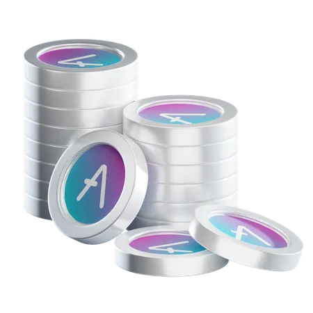 Aave Coin Stacks  3D Icon