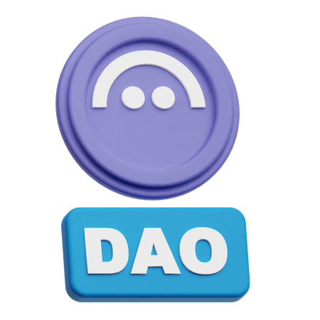 Aave Dao  3D Icon