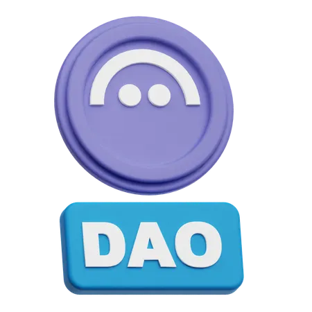 Aave Dao  3D Icon