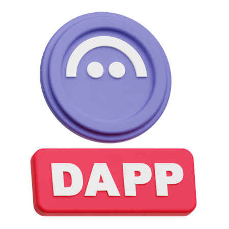 Aave Dapp  3D Icon