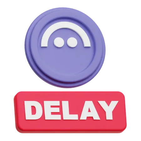 Aave Delay  3D Icon