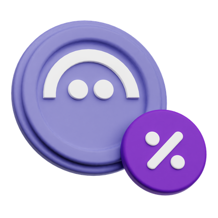 Aave Discount  3D Icon
