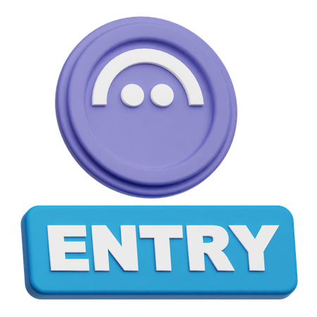 Aave Entry  3D Icon