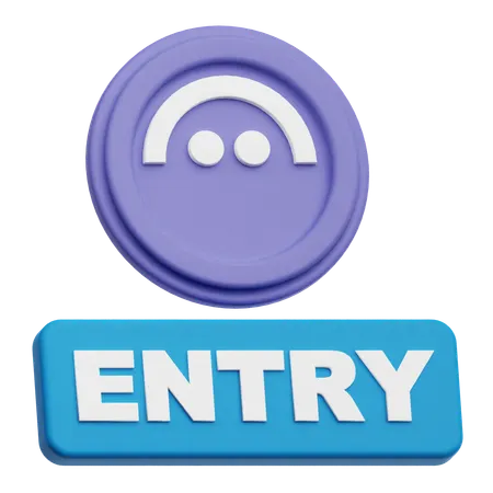 Aave Entry  3D Icon