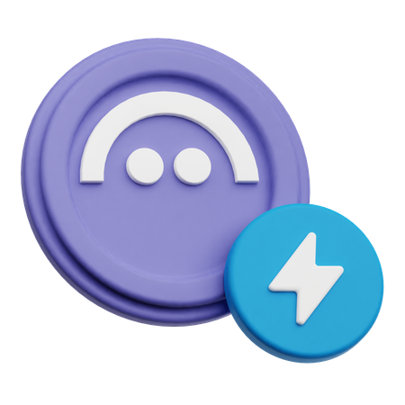 Aaveフラッシュ  3D Icon