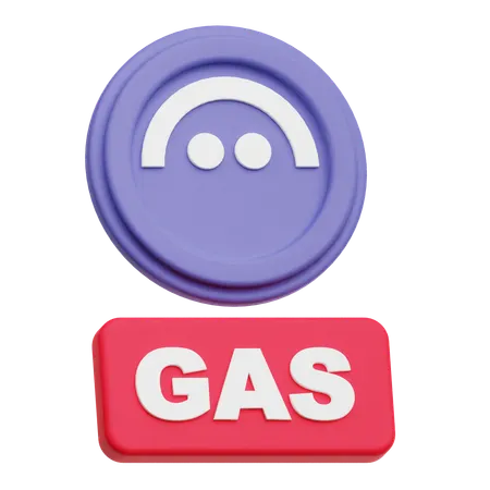 Aave Gas  3D Icon