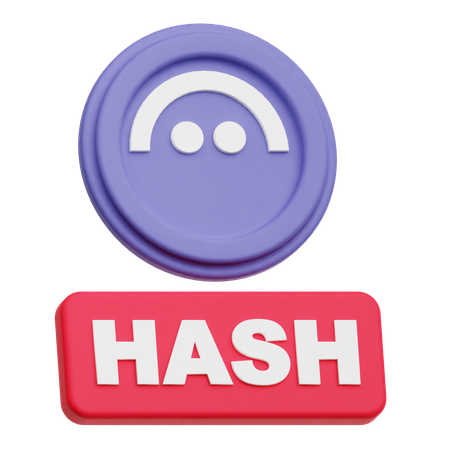 Aave Hash  3D Icon