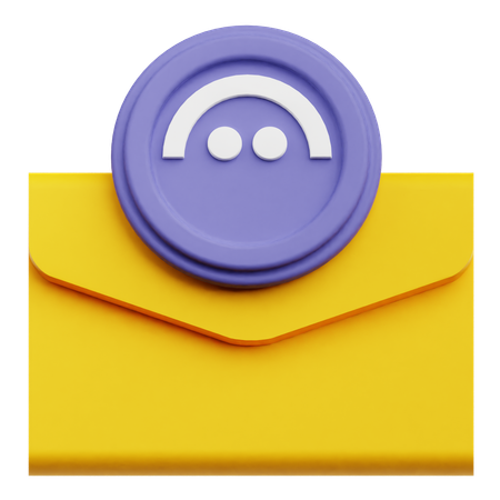 Aave Mail  3D Icon