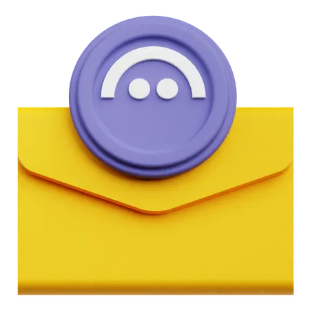 Aave Mail  3D Icon