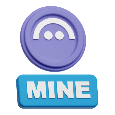 Aave Mine  3D Icon