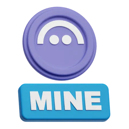 Aave Mine  3D Icon