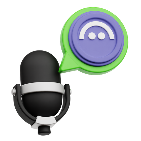 Aaveポッドキャスト  3D Icon