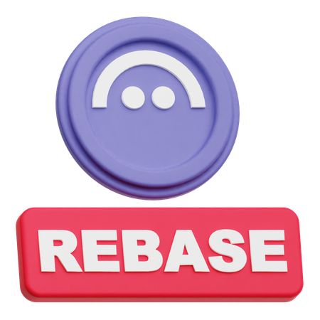Aave Rebase  3D Icon