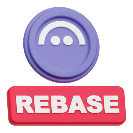 Aave Rebase  3D Icon