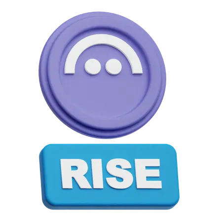 Aave Rise  3D Icon