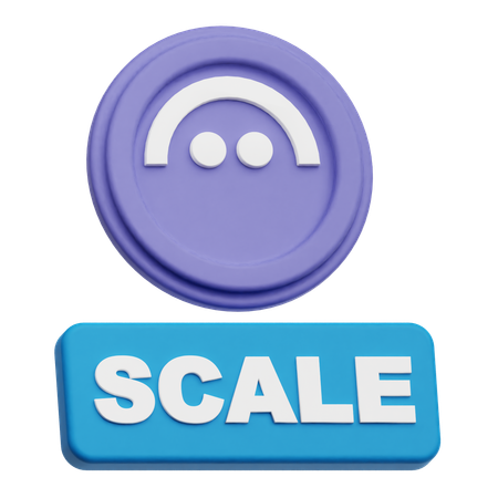 Aave Scale  3D Icon