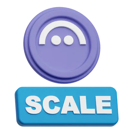 Aave Scale  3D Icon